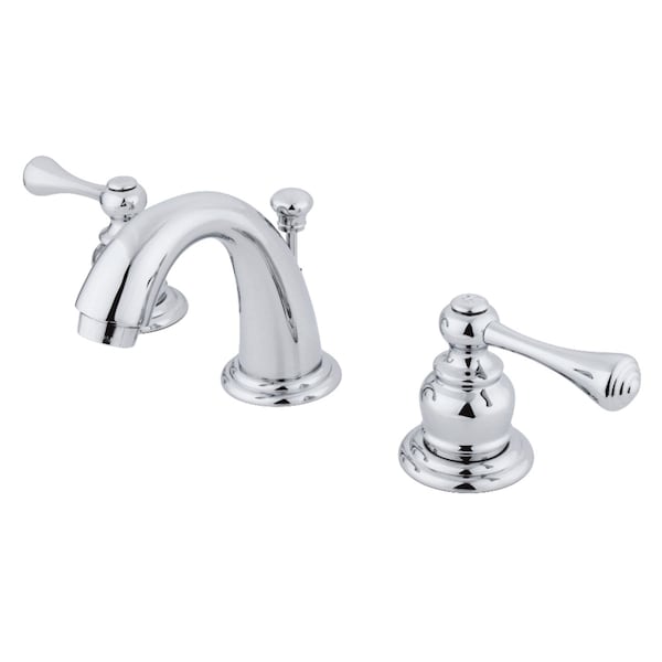KB911BL Vintage Widespread Bathroom Faucet, Polished Chrome